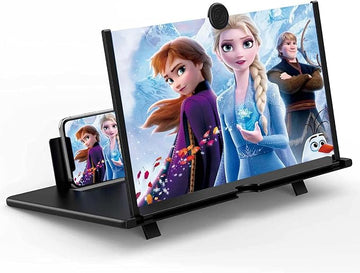 Mobile Phone Screen Magnifier – 12 Inch 3D HD Movie Amplifier Stand